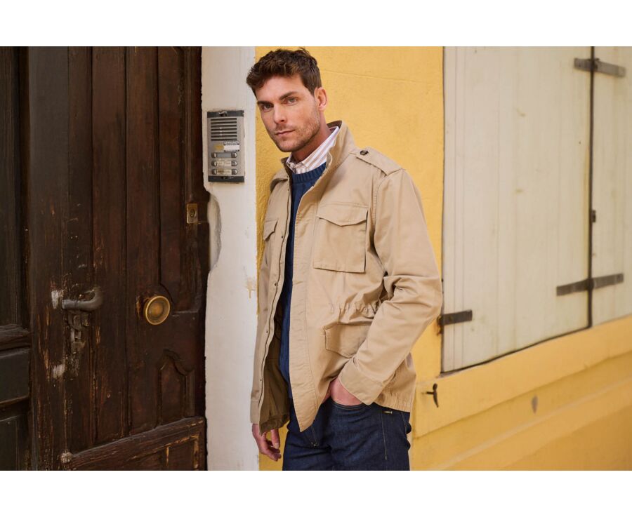 Veste de combat Beige - Finition lavée - RUFINIEN II