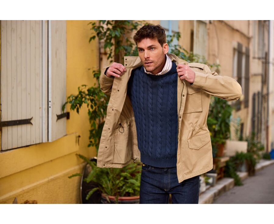 Veste de combat Beige - Finition lavée - RUFINIEN II