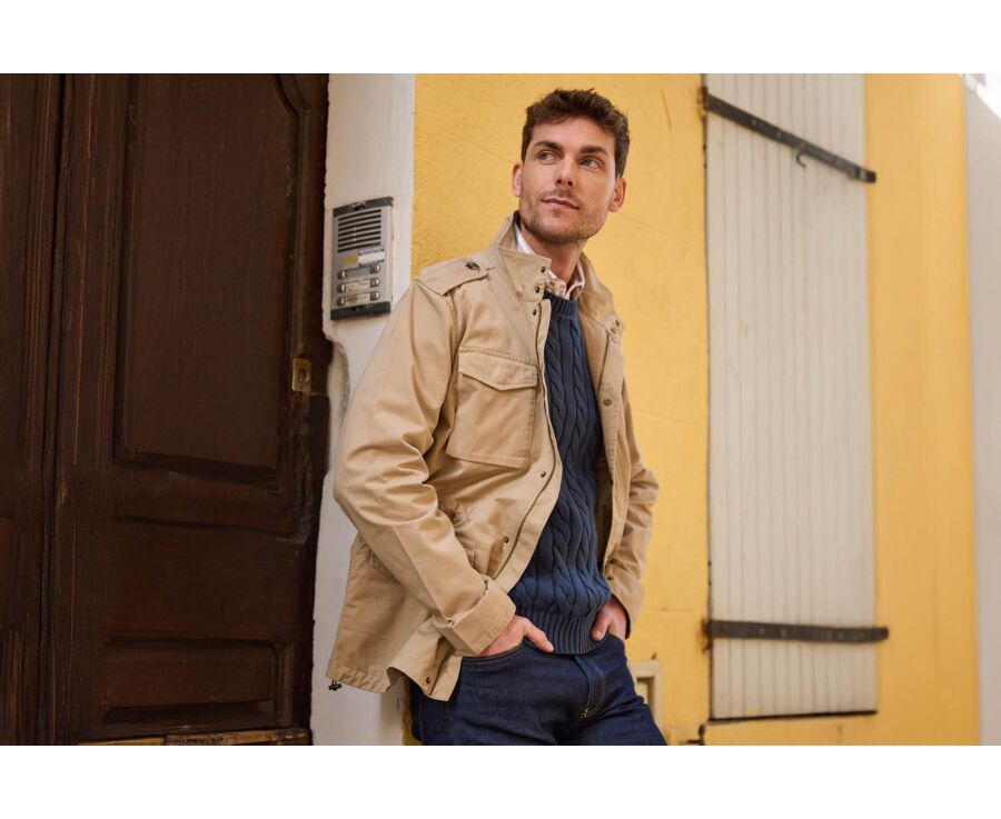 Veste de combat Beige - Finition lavée - RUFINIEN II