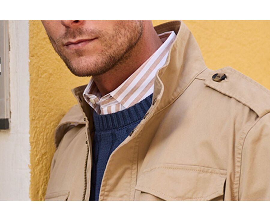 Veste de combat Beige - Finition lavée - RUFINIEN II