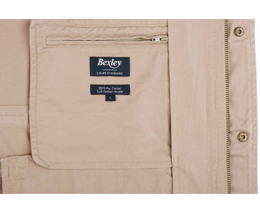 Veste de combat Beige - Finition lavée - RUFINIEN II