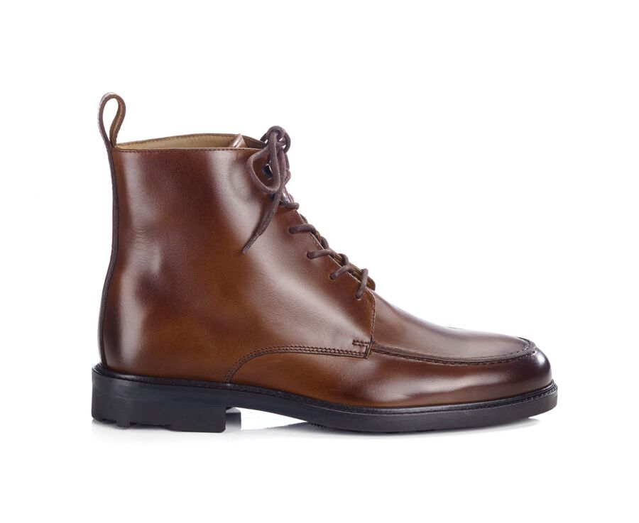 Derby boots homme - Cognac - HUDSON HIGH GOMME COUNTRY