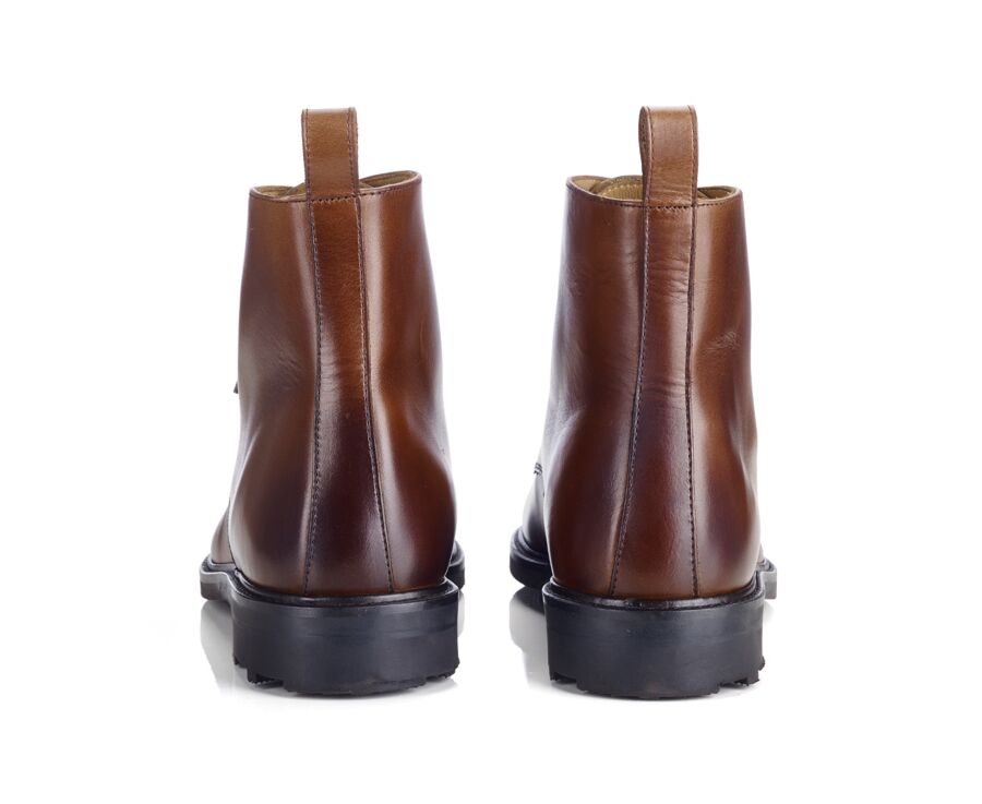 Derby boots homme - Cognac - HUDSON HIGH GOMME COUNTRY