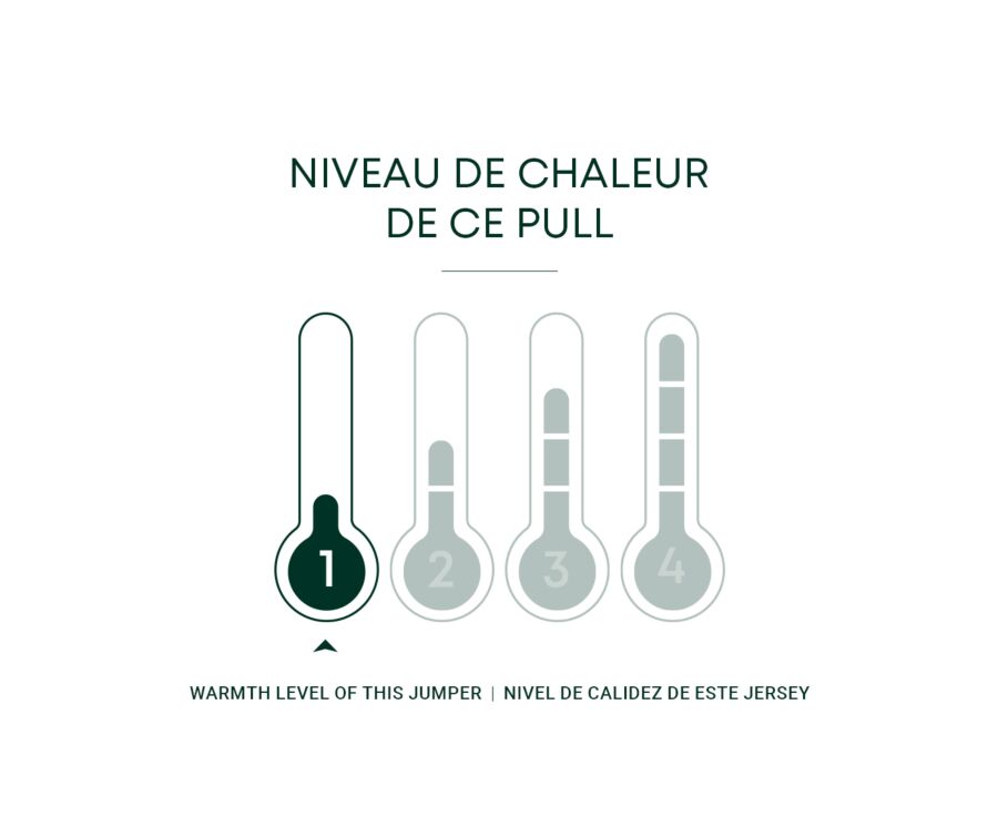 Pull col zippé en coton épais - Ecru - VALDRIK