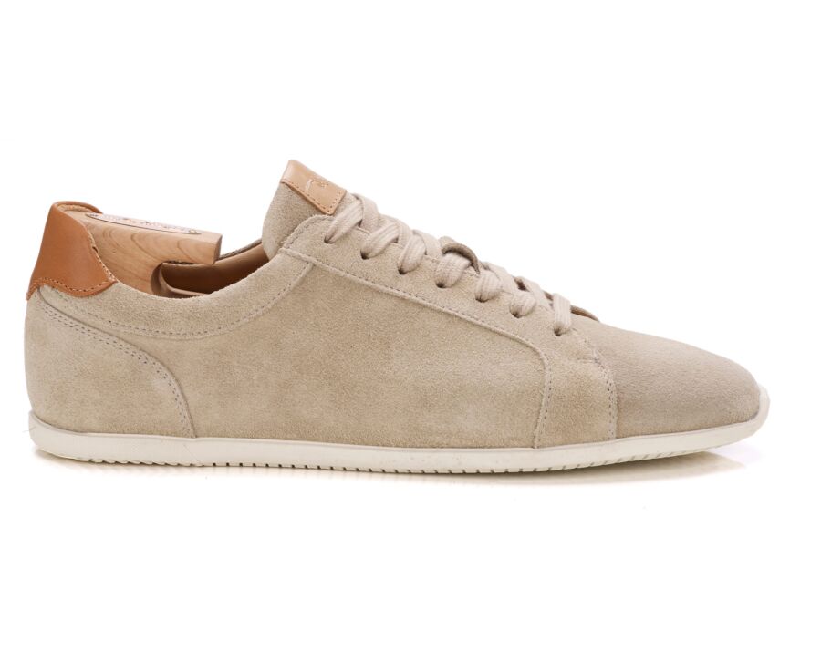 Sneakers homme - Velours Beige - TARILTA