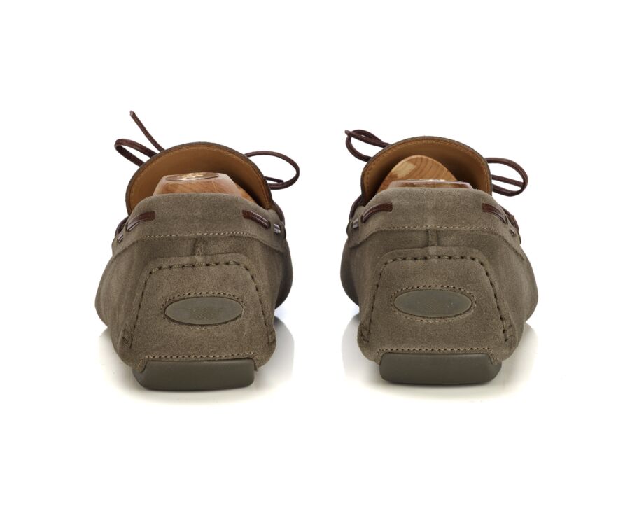 Mocassin Homme en Velours Vert Sauge - FLAGAMI II