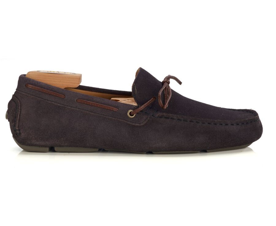 Mocassin Homme en Velours Charbon  - FLAGAMI II