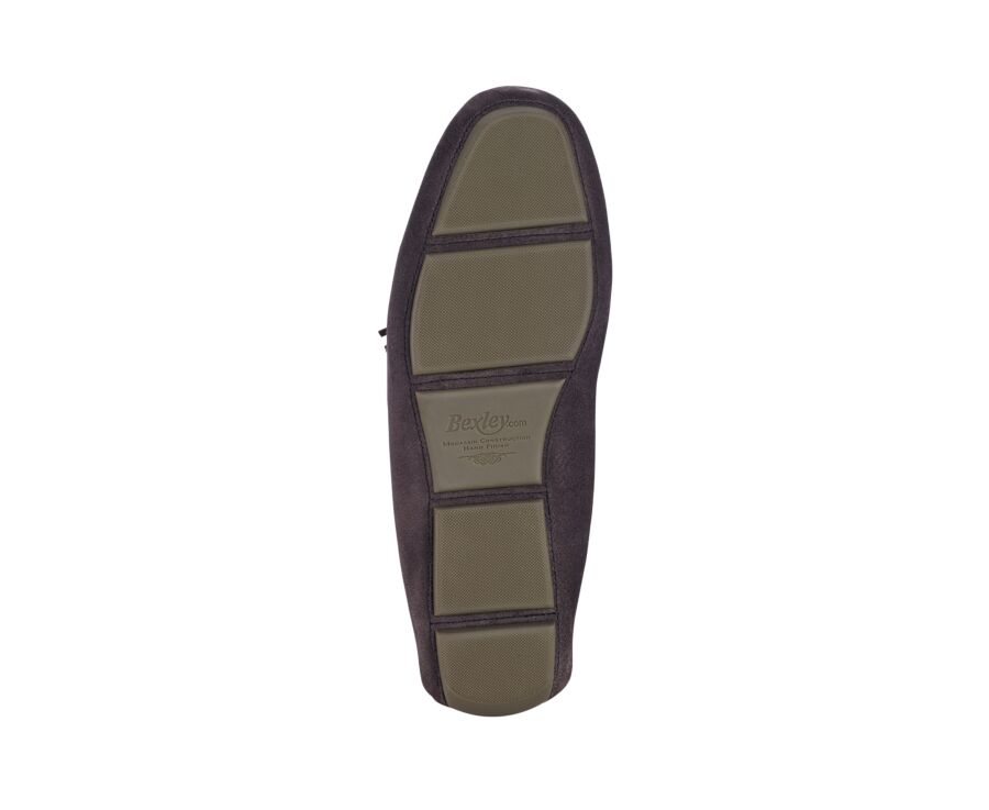 Mocassin Homme en Velours Charbon  - FLAGAMI II