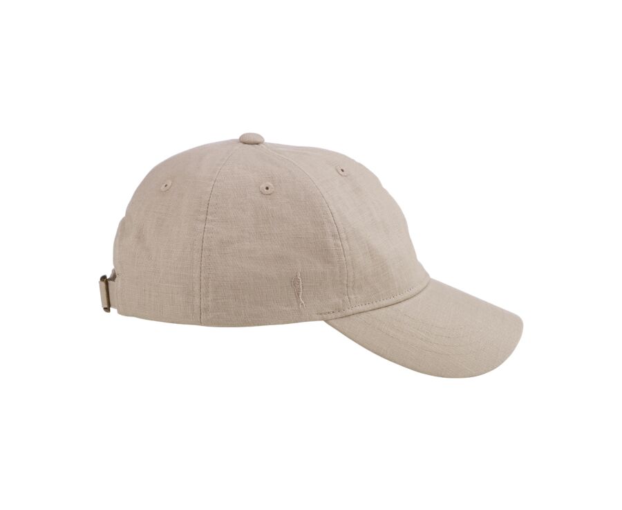 Casquette pour homme en Lin Ecru - BRADWELL II