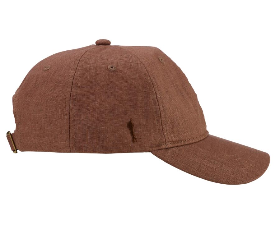 Casquette homme en Lin Havane - BRADWELL II