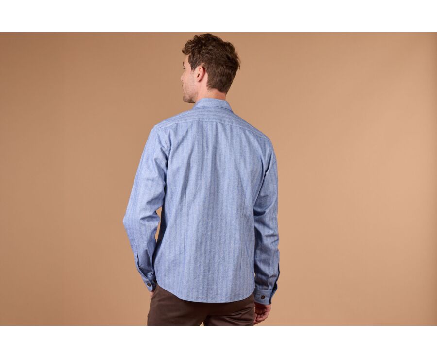 Surchemise homme en motif chevron - JOSBERT