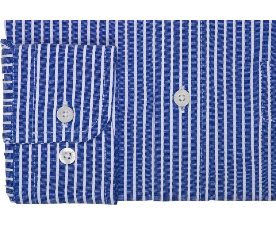 Chemise homme à rayures bleu océan - HUNTER