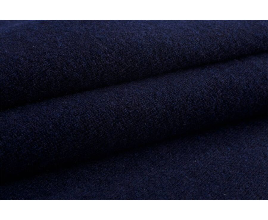 Gilet zippé homme navy en lambswool - BRENNICK