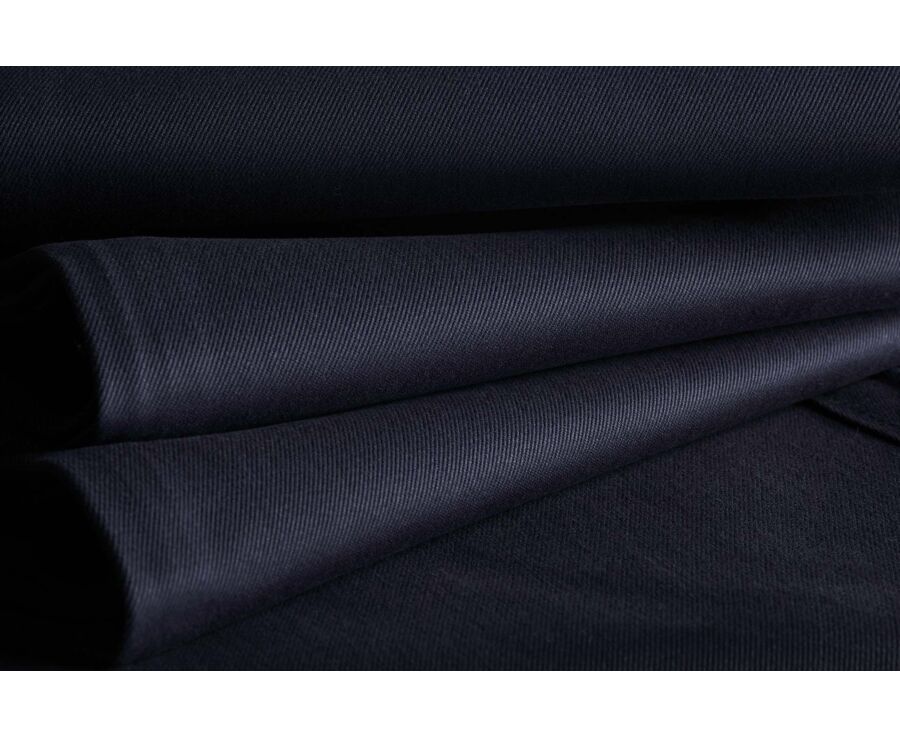 Pantalon chino homme marine à pince en twill - KAYNAN