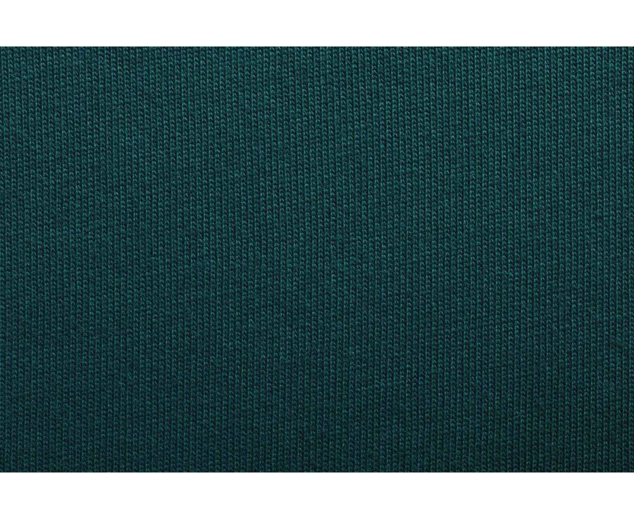 Polo rugby homme manches longues vert foncé en jersey - SKYLER
