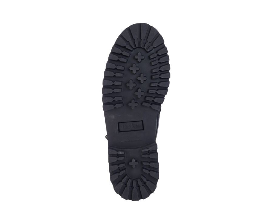 Mocassin homme en cuir grainé noir - PIERSON