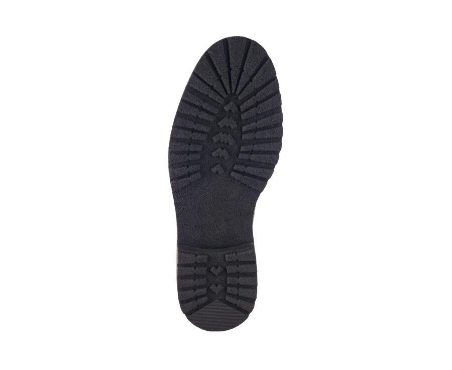 Boot homme en cuir pull-up chocolat - MINNEOLA