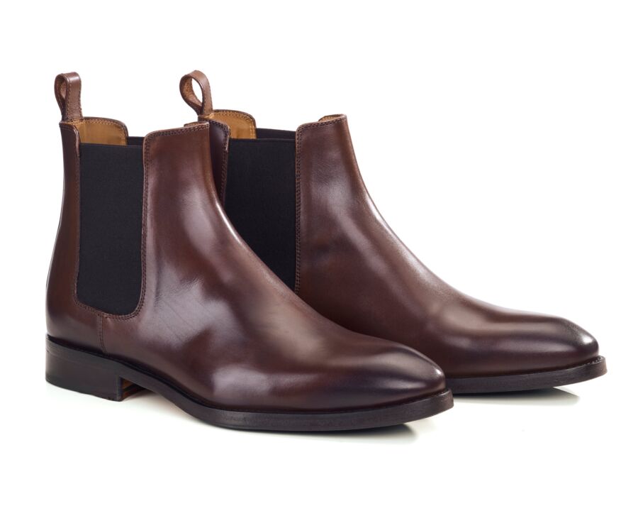 Bottine homme à élastique cuir patiné - BARHIGH PATIN