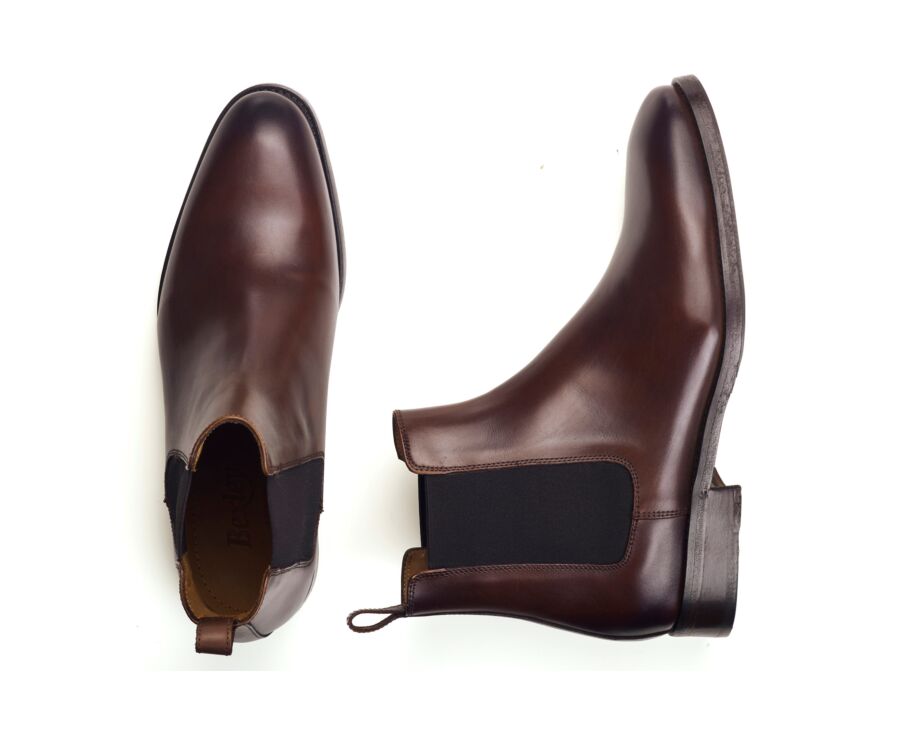 Bottine homme à élastique cuir patiné - BARHIGH PATIN