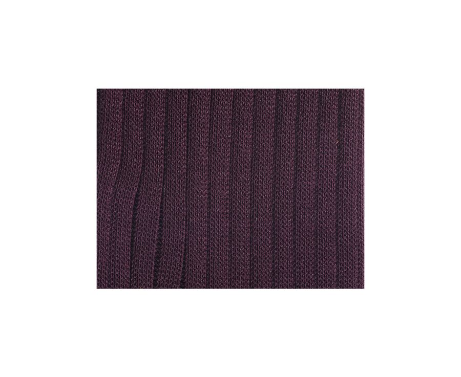 Chaussettes ville homme fil d’Écosse Bordeaux