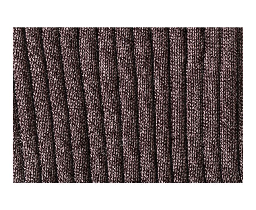 Chaussettes ville homme fil d’Écosse Havane