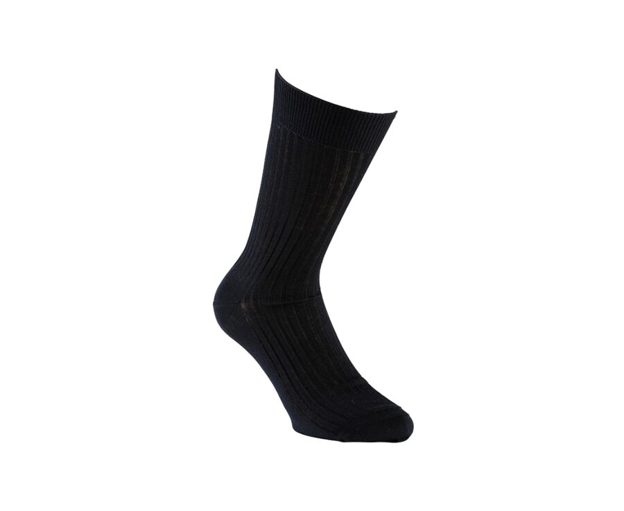 Chaussettes ville homme fil d’Écosse Marine