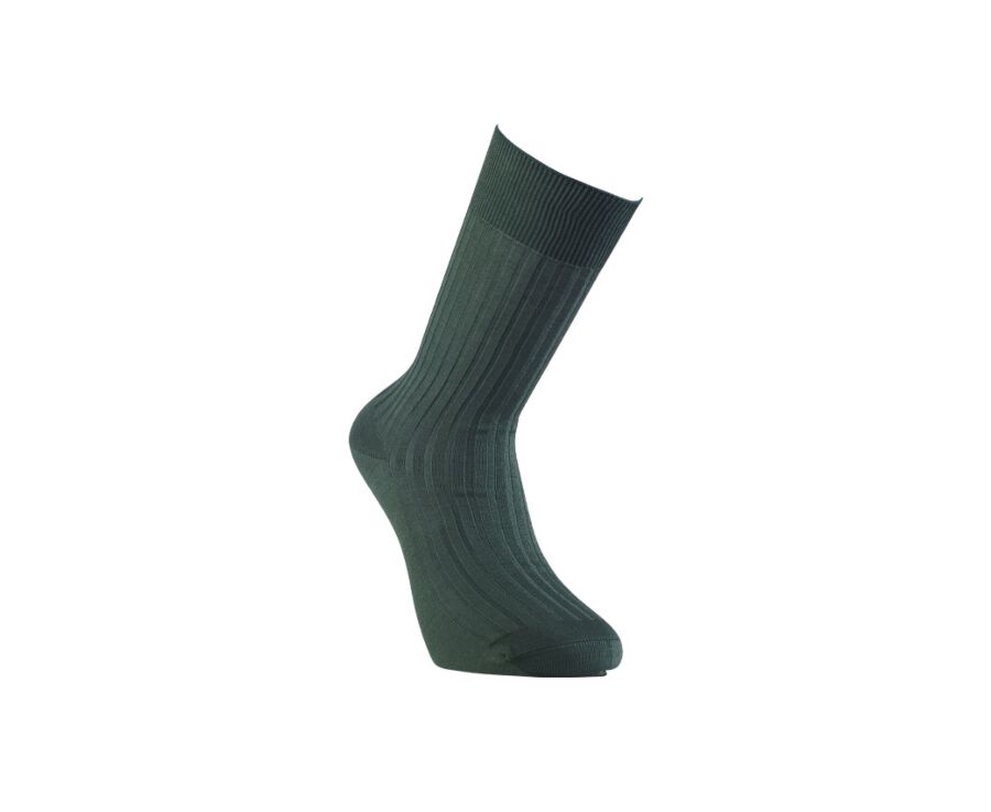 Chaussettes ville homme fil d’Écosse Vert