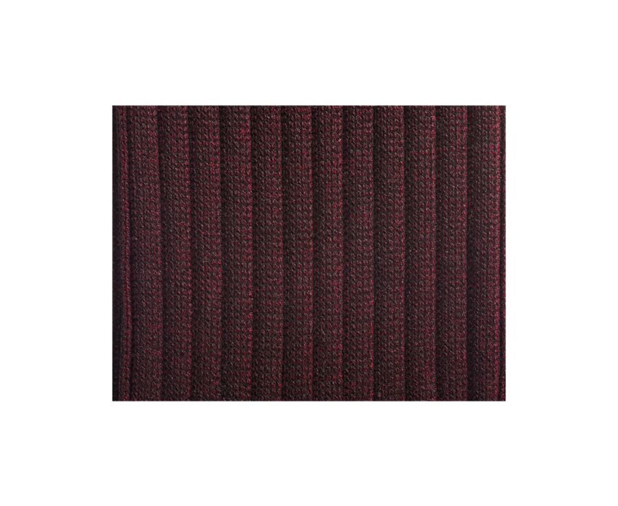 Chaussettes ville homme fil d’Écosse Marron et Rouge