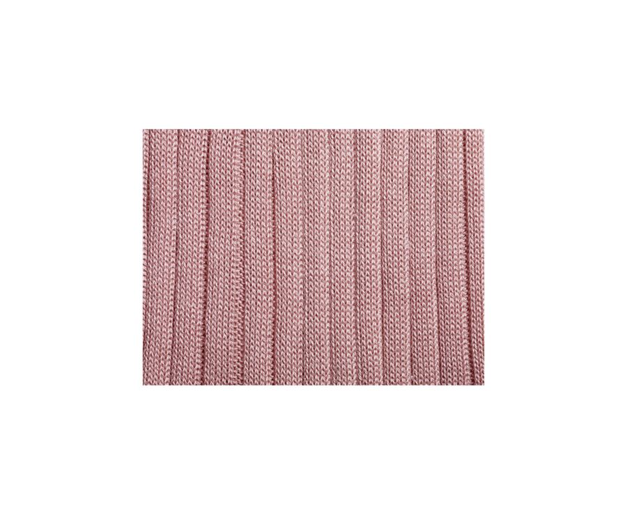 Chaussettes ville homme fil d’Écosse Vieux Rose