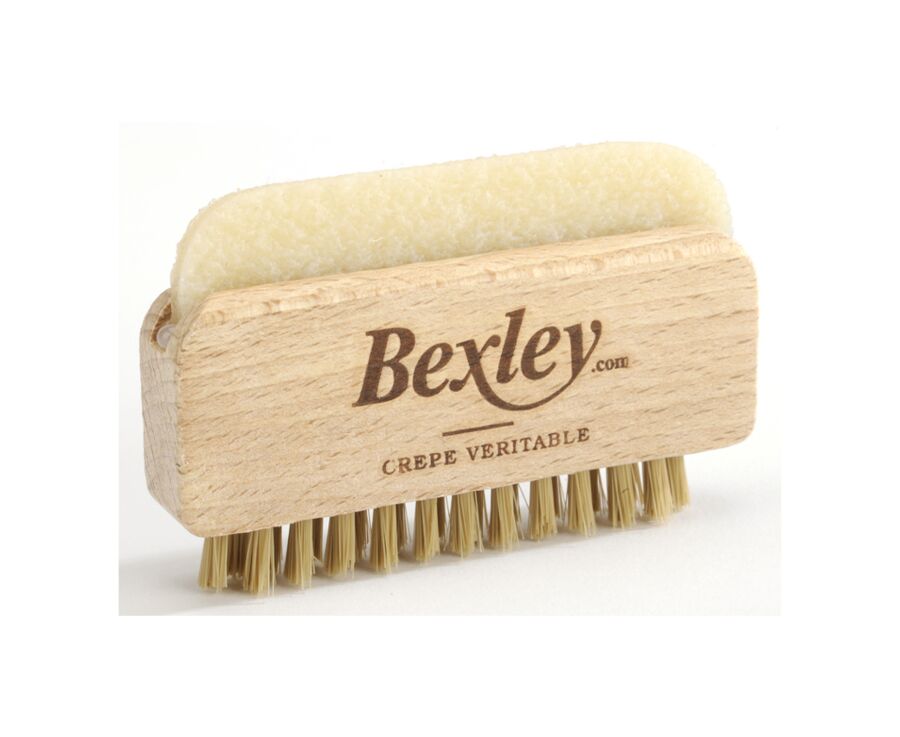 Brosse en hêtre et crêpe véritable - 9cm