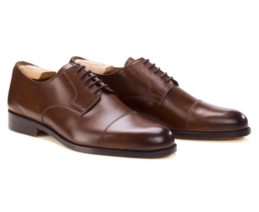 Derbies homme Châtaigne Semelle en Cuir - MAYFAIR