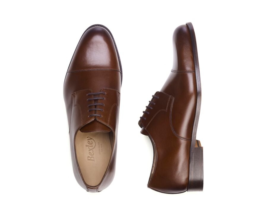 Derbies homme Châtaigne Semelle en Cuir - MAYFAIR