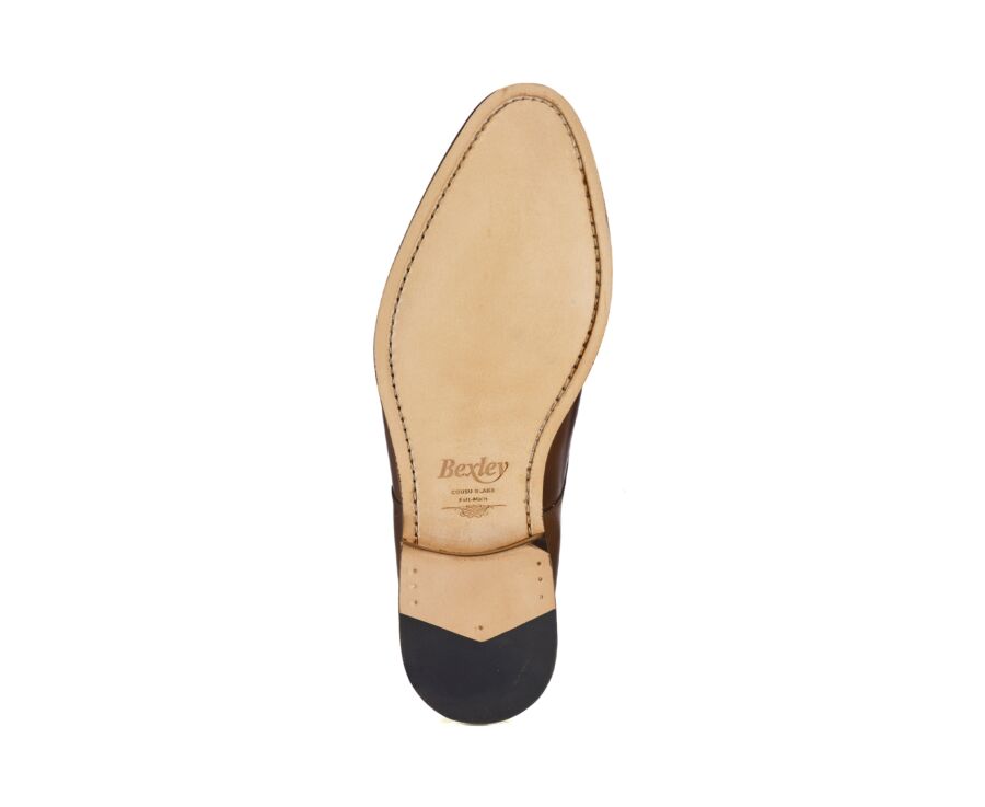 Derbies homme Châtaigne Semelle en Cuir - MAYFAIR