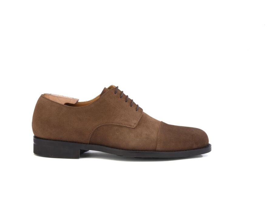 Derbies homme Velours Havane semelle gomme - MAYFAIR CLASSIC GOMME CITY