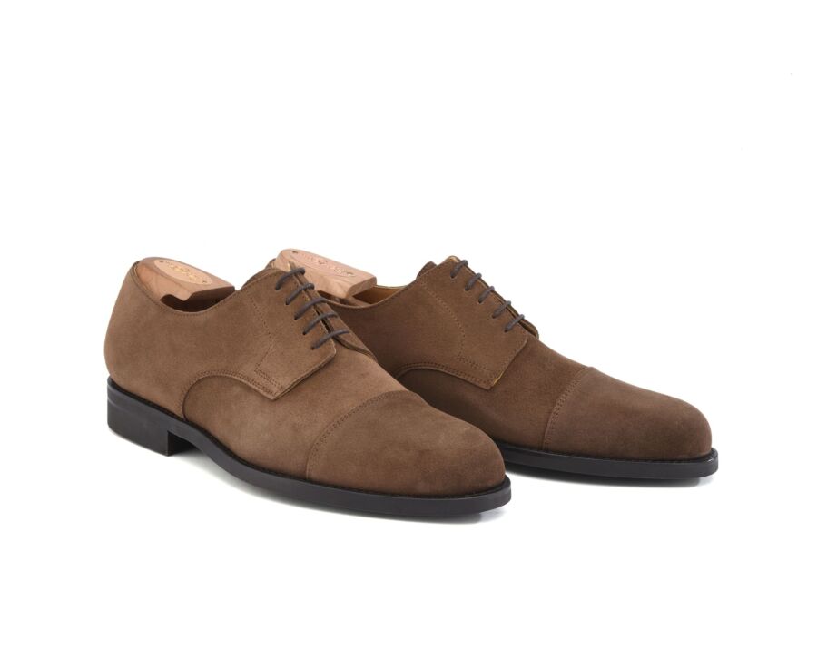 Derbies homme Velours Havane semelle gomme - MAYFAIR CLASSIC GOMME CITY