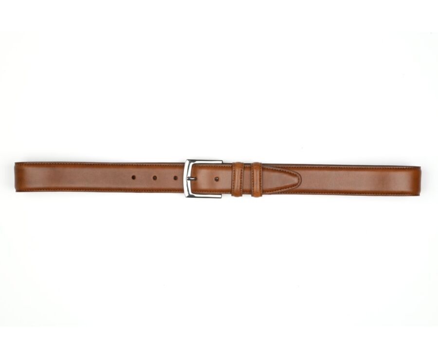 Ceinture luxe homme Gold Patiné - WESTGATE SILVER