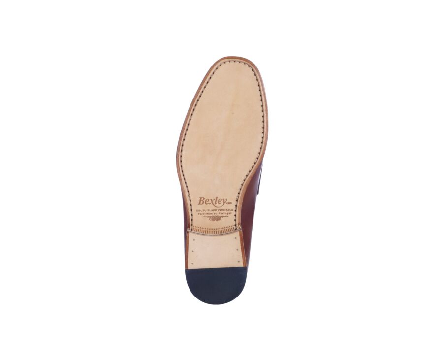 Mocassin homme cuir Châtaigne - WEMBLEY CLASSIC