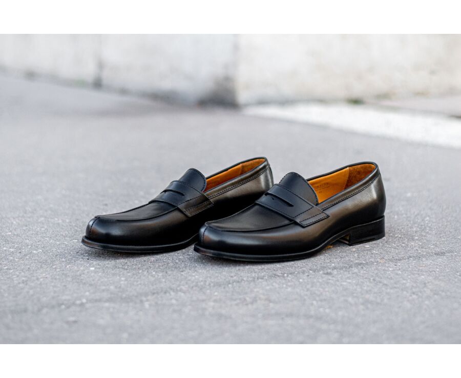 Mocassin homme cuir Noir - WEMBLEY CLASSIC