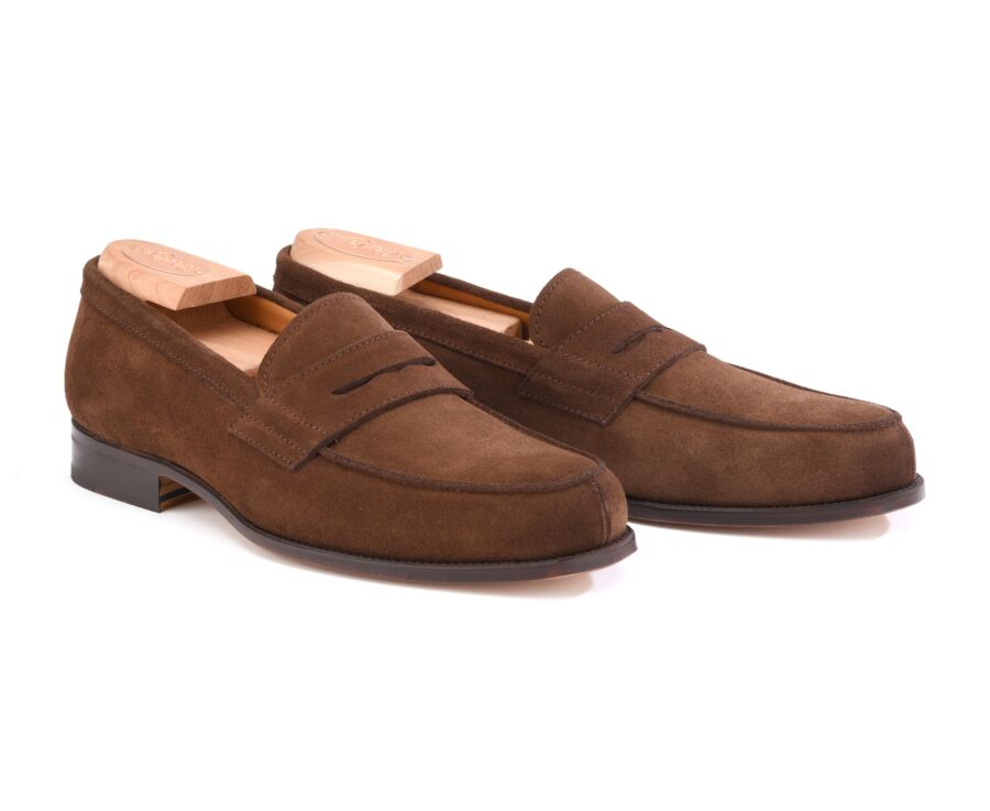Mocassin homme Velours Havane - WEMBLEY CLASSIC