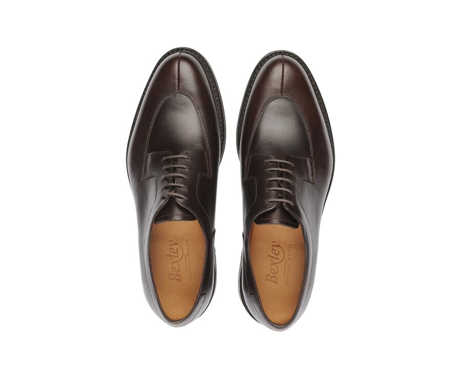 Derbies homme Chocolat semelle gomme - KENT GOMME COUNTRY