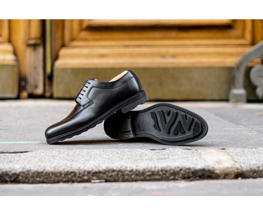 Derbies homme Noir semelle gomme - KENT GOMME COUNTRY