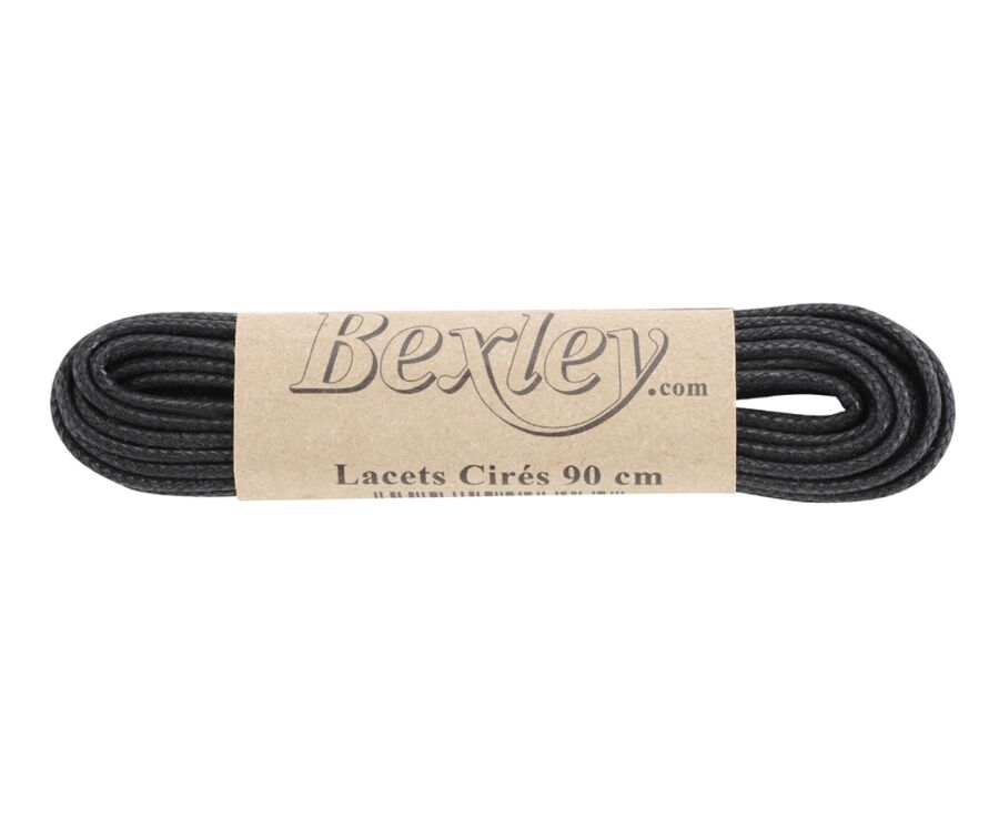 3 paires de lacets Noirs pour bottines