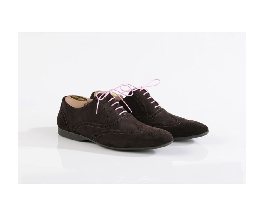 3 paires de lacets pour chaussures ville - Rouge, Gris et Rose