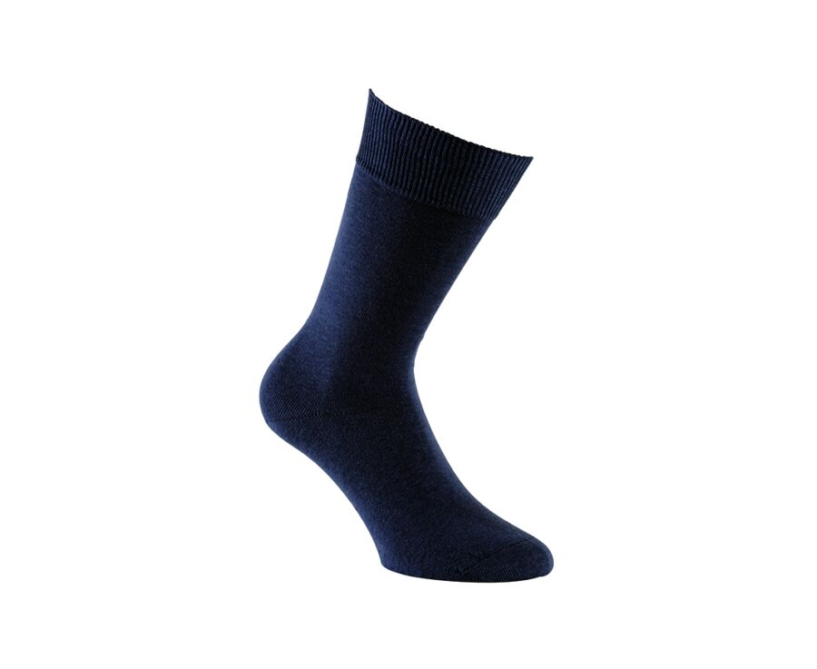 Chaussettes homme épaisses coton Marine