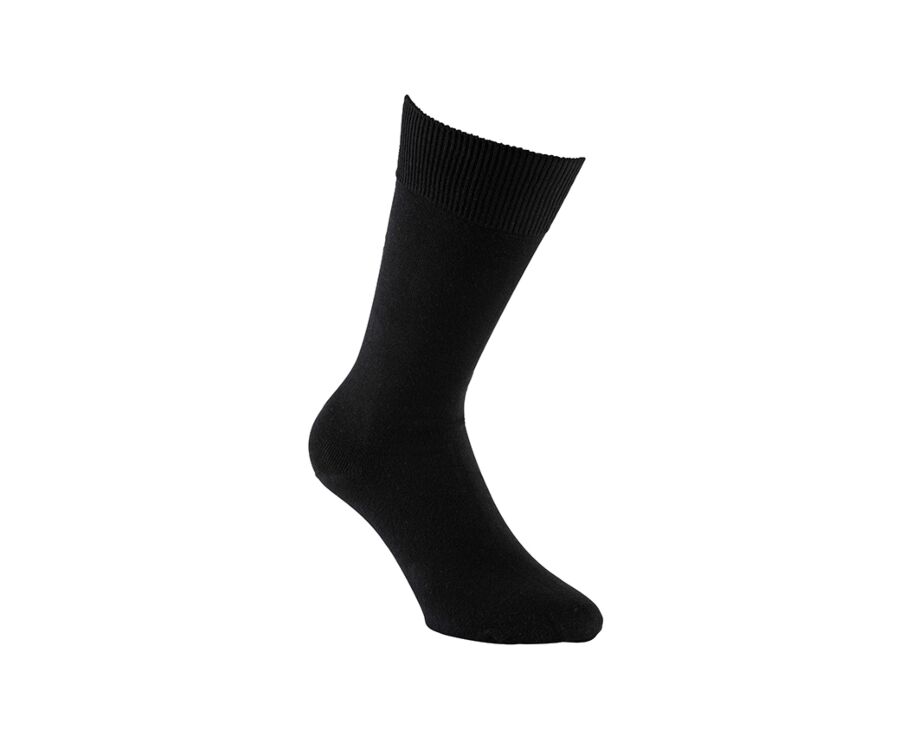 Chaussettes homme épaisses coton Noir