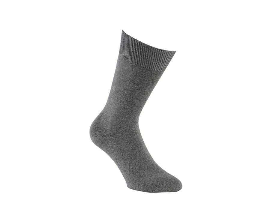 Chaussettes homme épaisses coton Gris Chiné
