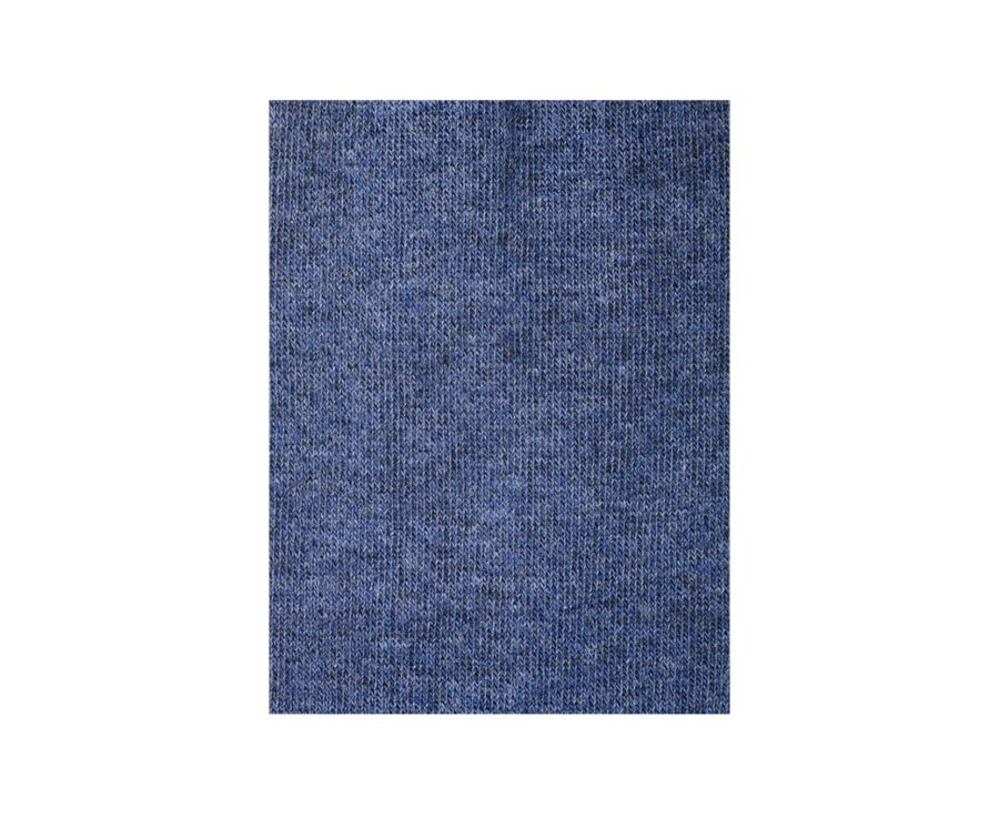 Chaussettes homme épaisses coton Bleu foncé chiné - CHAUSSETTES ÉPAISSES COTON