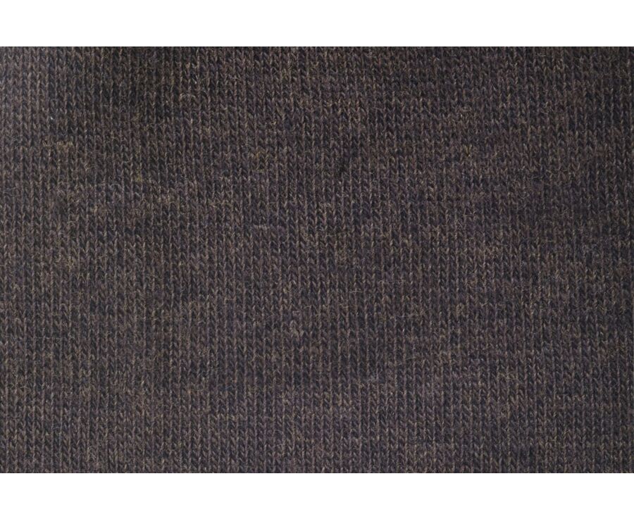Chaussettes homme épaisses coton Marron Foncé
