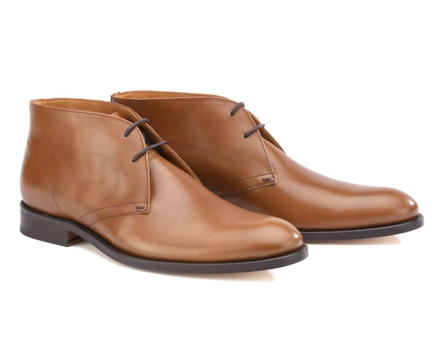 Chukka boots homme Châtaigne patiné - WARWICK