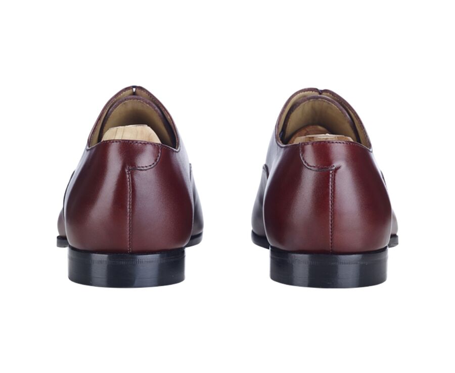 Richelieu homme Bordeaux semelle cuir - STRESA